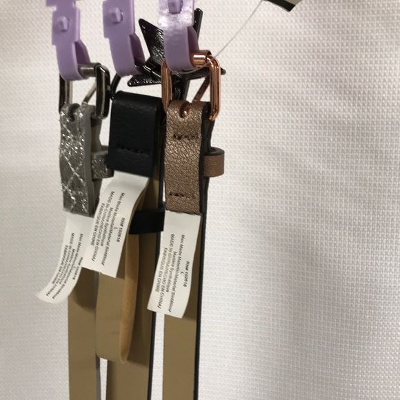 Madden Girl Faux Leather belts 3-pack black belt - Picture 8 of 8